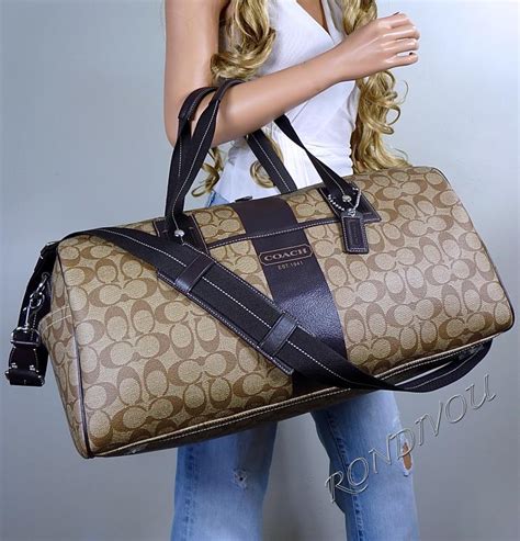 coach carry on duffel bag.